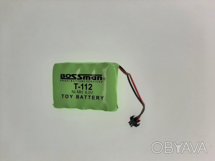 Аккумуляторы для детских игрушек. Bossman-Profi T-112 1000mA 6V АА Ni-CD (Никель. . фото 1