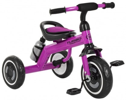 Описание Велосипеда трехколесного M 3648-9, фиолетового
Велосипед трехколесный M. . фото 2