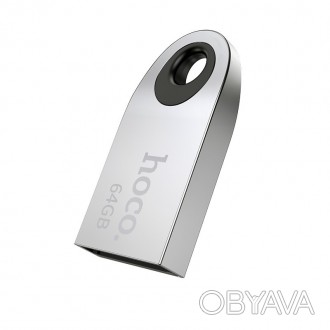 Флешка HOCO Insightful Smart Mini Car Music USB Drive UD9 64GB серебристый
USB ф. . фото 1