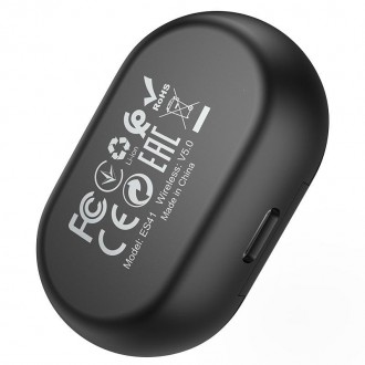 Описание Bluetooth-наушников HOCO Clear sound TWS ES41 с кейсом, черные
HOCO Cle. . фото 4