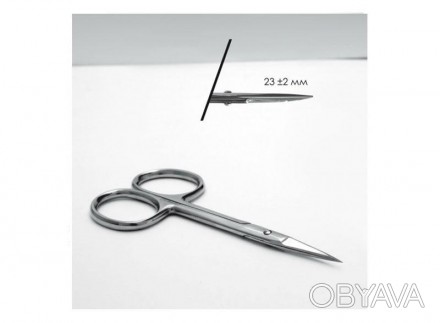 Маникюрные ножницы прямые предназначены для обрезания околоногтевой кожицы на ру. . фото 1