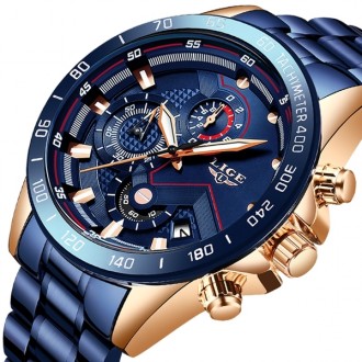 
Lige -бренд чоловічих наручнихгодинників стандарту ICO: 9001. Годинник має стил. . фото 2