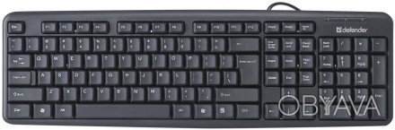  Стандартная полно-размерная клавиатура, тип подключения USB, с русскими буквами. . фото 1