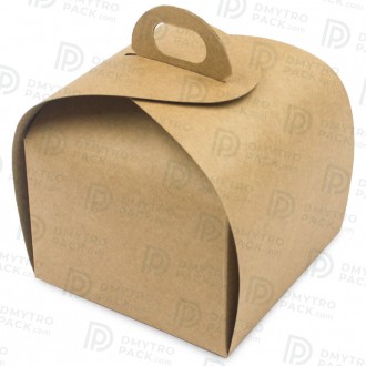 Коробка-бонбоньерка 110х110х110 мм крафт для пирожных, кексов, пирогов и др.
Пре. . фото 6