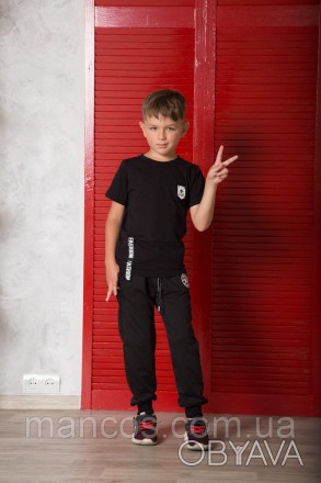 Штаны спортивные SmileTime для мальчика Sport style, черный
Спортивные штаны - о. . фото 1