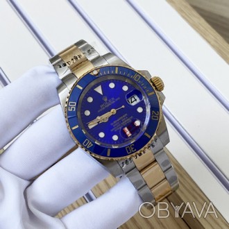 Rolex Submariner Lux Date Silver-Gold-Blue
