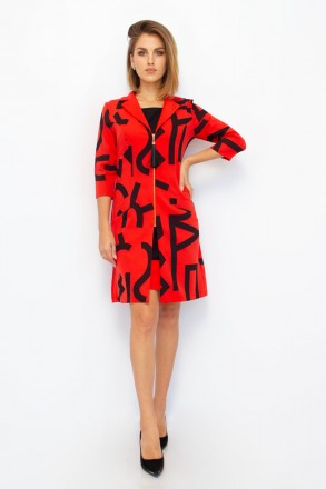 
Женское платье-двойка
Платье M.Mix состоит из накидки красного цвета и платья б. . фото 2