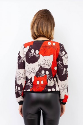 
Женский свитер Mer
Классический свитер разных цветов с абстрактным принтом, про. . фото 5