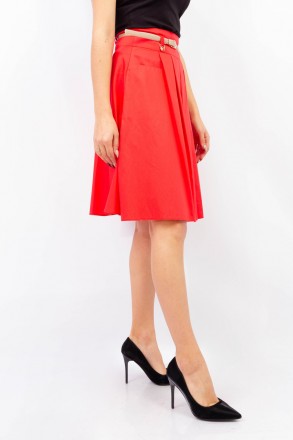 
Женская юбка Cu&Mu
Расклешенная юбка кораллового цвета, производство Турция. Тк. . фото 4