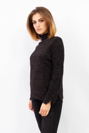 
Оригинальный свитер оверсайз черного цвета, производство Serianno Турция. Покро. . фото 4
