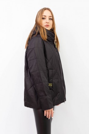 
Женская укороченная куртка
Легкая демисезонная куртка черного цвета, комбиниров. . фото 3
