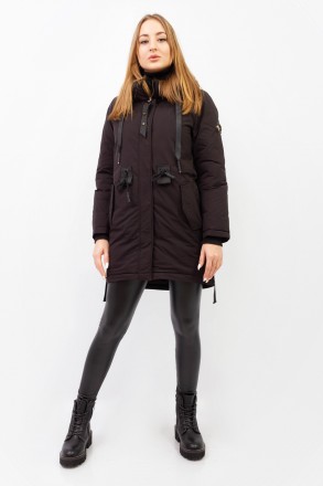 
Стильная женская куртка Olanmear
Зимняя куртка черного цвета. Куртка прямая, ру. . фото 2