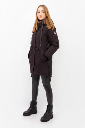 
Стильная женская куртка Olanmear
Зимняя куртка черного цвета. Куртка прямая, ру. . фото 4