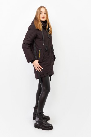 
Стильная женская куртка Olanmear
Зимняя куртка черного цвета. Куртка прямая, ру. . фото 5