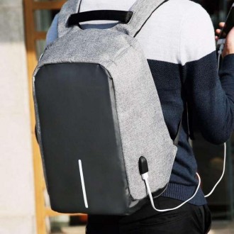Рюкзак антивор Bobby Anti-theft Backpack USB GreyПожалуй; каждый владелец рюкзак. . фото 4