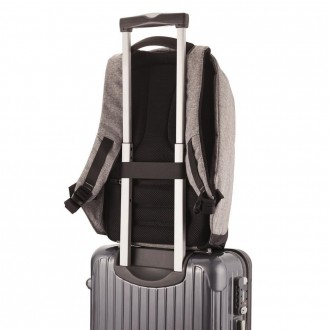 Рюкзак антивор Bobby Anti-theft Backpack USB GreyПожалуй; каждый владелец рюкзак. . фото 6