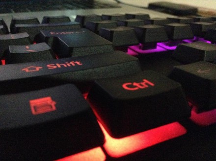 Комплект проводная игровая клавиатура и мышь Zeus M-710Профессиональная игровая . . фото 5