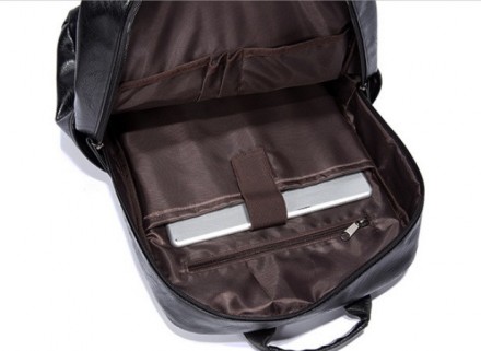
Большой мужской рюкзак ПУ кожа
Характеристики:
Материал: Плотная и высококачест. . фото 7