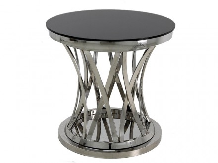 Исключительно впечатляющий стол из полированной нержавеющей стали в серебре. Раз. . фото 2