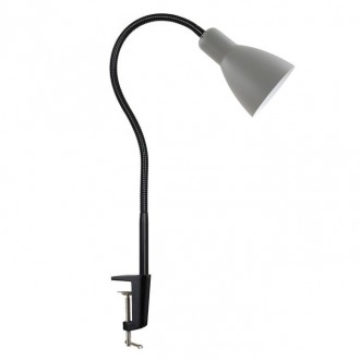 Светильник настольный, цвета серый, служит для освещения рабочего места дома и в. . фото 2