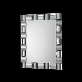 Прямоугольное зеркало в зеркальной раме.
Изогнутые элементы зеркал одинаковой фо. . фото 2