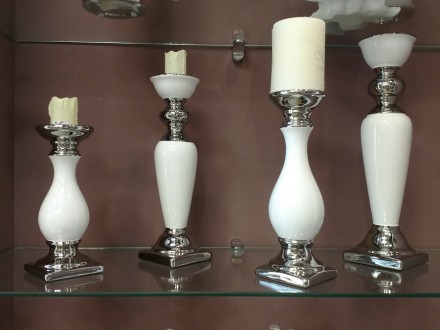 Элегантный подсвечник для свечей из благородной функциональной керамики, характе. . фото 3