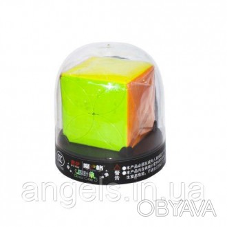 Кубик Рубика "Clover Cube" в колбе. Головоломка представляет собой пластмассовый. . фото 1