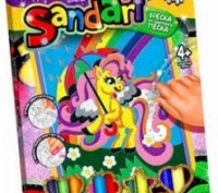 Набір Фреска з піску Sand Art Поні 2 Danko Toys SA-01-05
 
Унікальні шедеври, ст. . фото 3