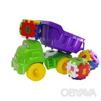 Машинка «Смайлик» - это игрушечный грузовик для маленьких мальчиков. Идеально по. . фото 1
