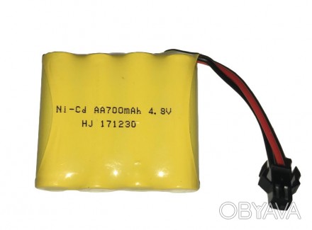 Аккумулятор Ni-Cd 4.8V 700 mAh широко используется для питания широкого ряда дет. . фото 1
