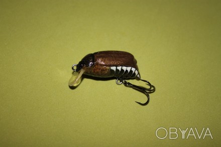 Майский жук крэнк плавающий, медленно тонущий и тонущий. вес 1,5 г.- 6 г. в зави. . фото 1