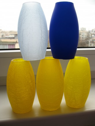 Стеклянные плафоны из толстого стекла, формы "стакан", для светильнико. . фото 7