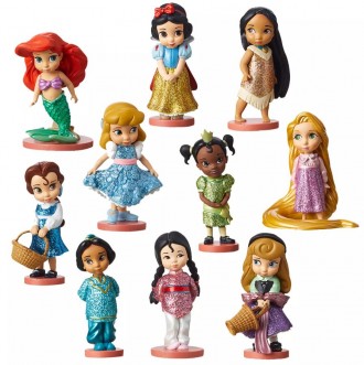 В набор входит 10 принцесс малышек: Белоснежка, Золушка, Аврора Спящая Красавица. . фото 2