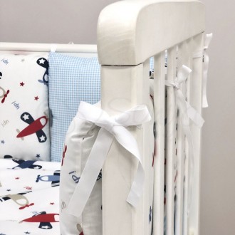 Комплект детского постельного белья в стандартную кроватку Baby Design Аэроплан . . фото 8
