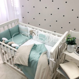 Комплект постельного белья в стандартную кроватку Art Design Ку-ку ТМ «Маленькая. . фото 7