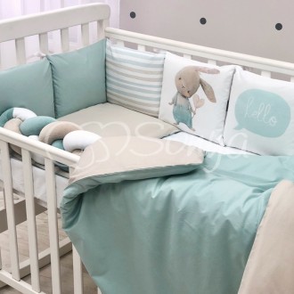 Комплект постельного белья в стандартную кроватку Art Design Ку-ку ТМ «Маленькая. . фото 8