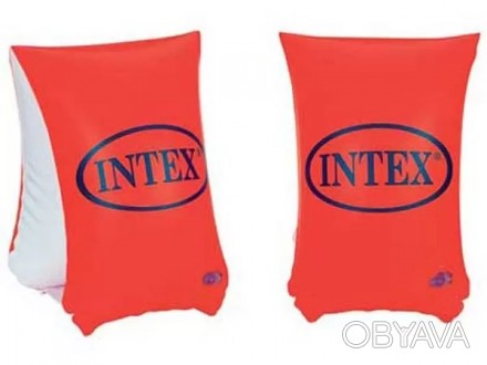 Нарукавники Intex 58641 со своим фирменным логотипом предназначены для использов. . фото 1
