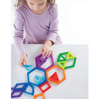 Магнитная игрушка-конструктор с легкой системой соединения элементов. Шесть уник. . фото 9