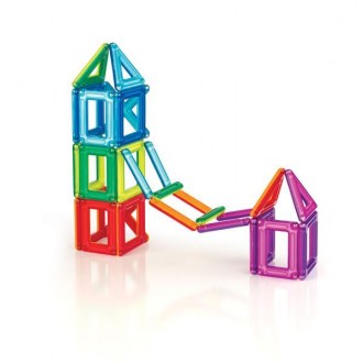 Магнитная игрушка-конструктор с легкой системой соединения элементов. Шесть уник. . фото 4