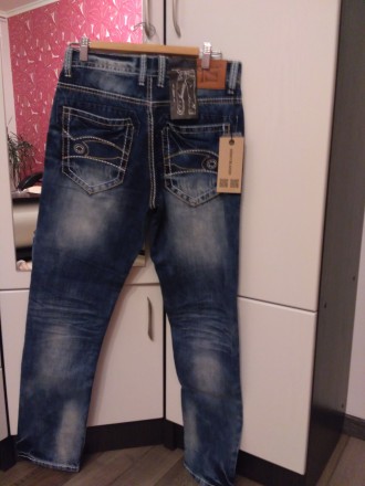 Продаю новые мужские джинсы,размер 48-50 , цвет светло-синий за 800грн.. . фото 2