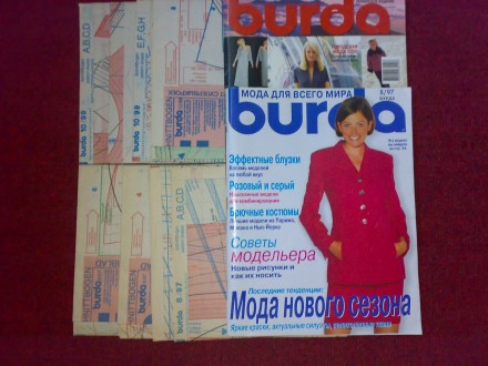 Украинское издание Burda, с листами супервыкроек б/у,отличное состояние по выгод. . фото 2