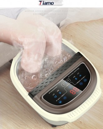 Гидромассажная педикюрная ванночка для ног Tiamo LD-802D с массажем и пузырьковы. . фото 6