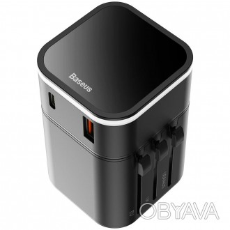 Baseus Removable 2in1 universal travel adapter PPS Quick Charger Edition - уніве. . фото 1