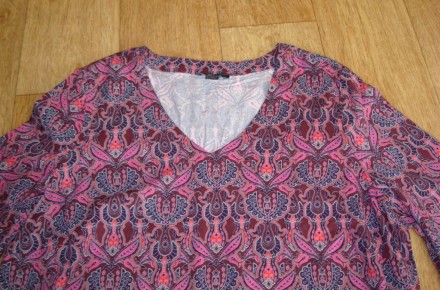 Красивая, легкая, воздушная женская удлиненная блуза из вискозы большого размера. . фото 6
