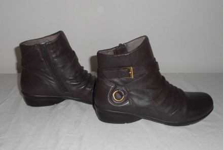 Женские кожаные коричневые демисезонные ботинки naturalizer
размер eur-36 23см
. . фото 6