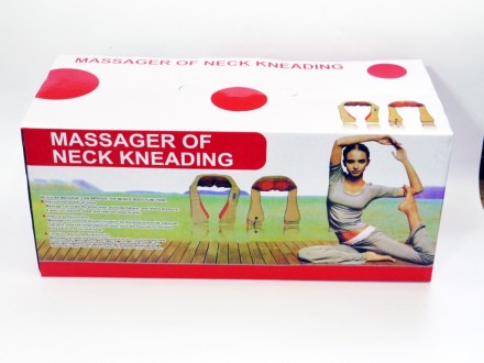 Роликовый массажер для шеи, плеч и спины Massager of Neck Kneading с прогревом
. . фото 4