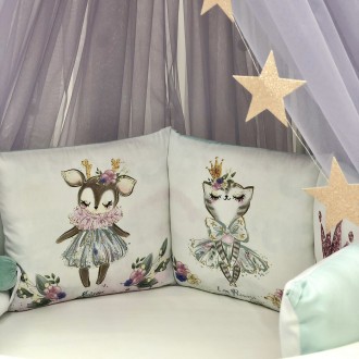 Комплект постельного белья в овальную кроватку Magic Cat ТМ «Маленькая Соня»
 Ра. . фото 8