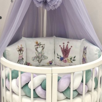 Комплект постельного белья в овальную кроватку Magic Cat ТМ «Маленькая Соня»
 Ра. . фото 4