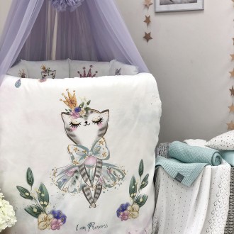 Комплект постельного белья в овальную кроватку Magic Cat ТМ «Маленькая Соня»
 Ра. . фото 9