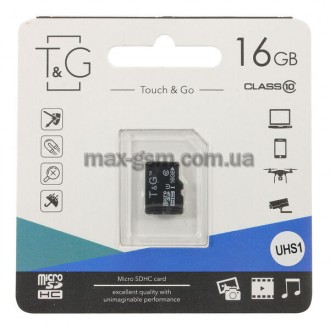 Карта пам'яті MicroSDHC 16Gb T&G Class 10 UHS-I (card only). Запорожье. фото 1 Карта пам'яті MicroSDHC 16Gb T&G Class 10 UHS-I (card only). Запорожье. фото 1